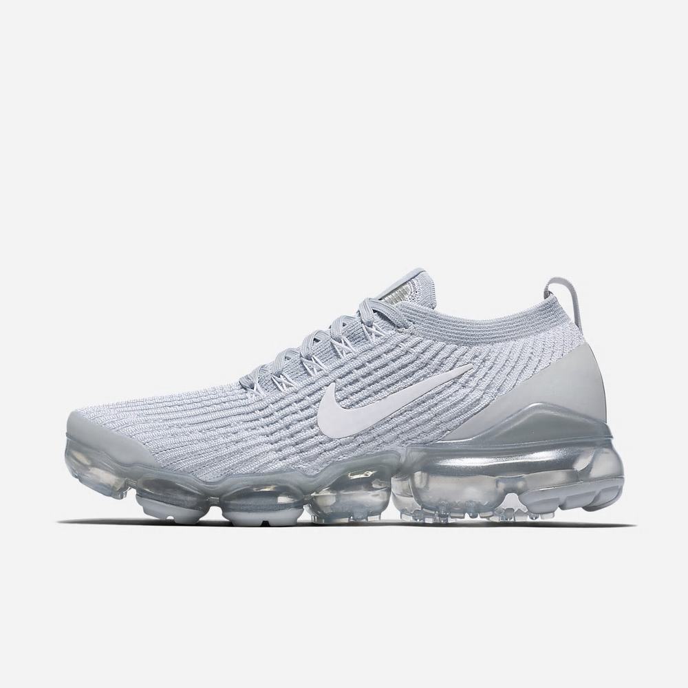 Sneakers Nike Air VaporMax Flyknit 3 Blanche 6029-841 White/Pure Platinum/Metallic Silver/White Femme | FUK-39254869